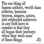 Mike Dooley "The One Thing All Famous Authors" Card