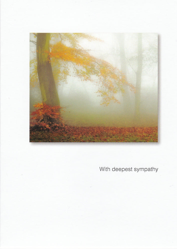 With Deepest Sympathy Condolence Card