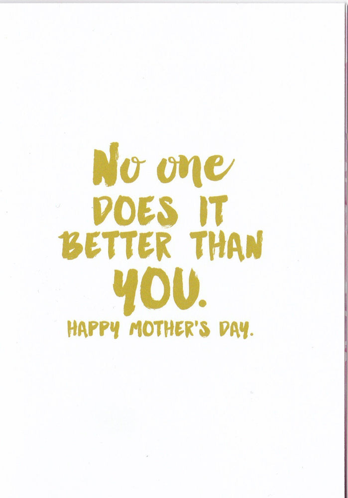 The Patience of a Saint Mothers Day Card