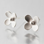 Cherry Blossom Sterling Silver Post Earrings