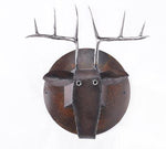 Deer Head Made of Recycled Farm Tools