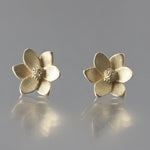 Magnolia 18 Karat Gold Post Earrings