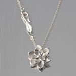 Magnolia Sterling Silver Pendant Necklace