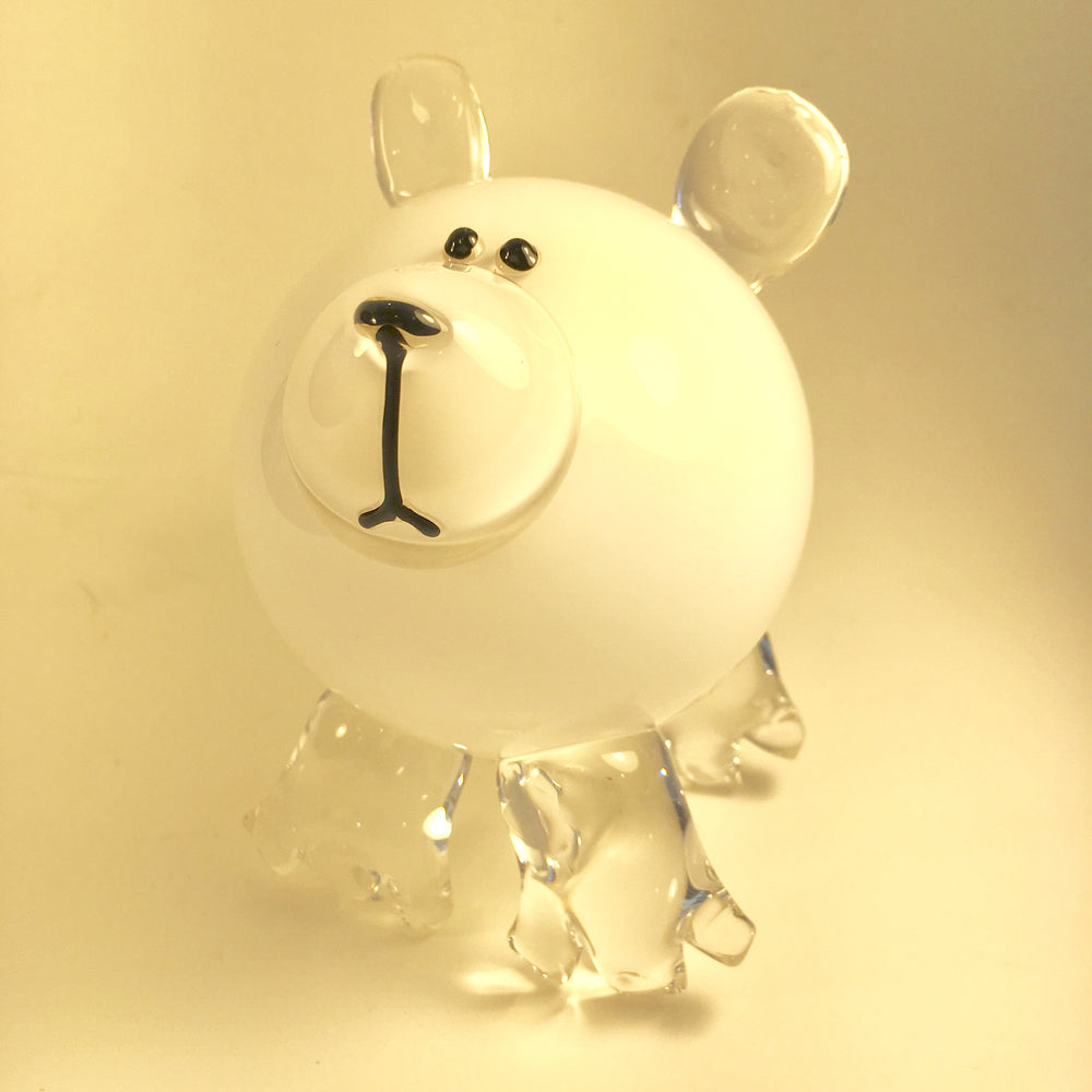 Glass Cartoon Bear Cub
