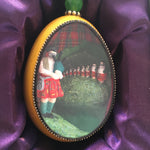 Eleven Pipers Piping Goose Egg Ornament