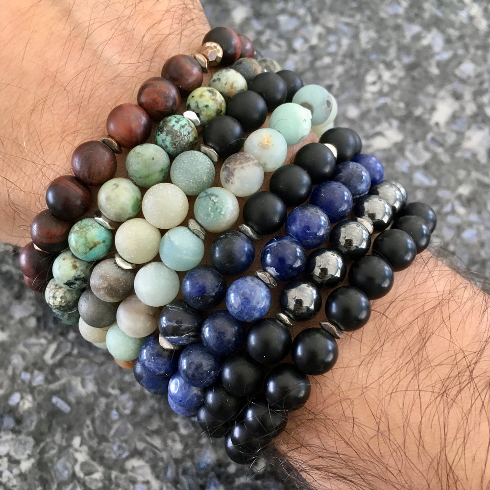 Buy DOMINION CARE Unisex Adult Natural Semi Precious, Stone Bracelet, Crystal  Stone 8mm Beads Bracelet Round Shape for Reiki Healing and Crystal Healing  Chakra Stones at Amazon.in