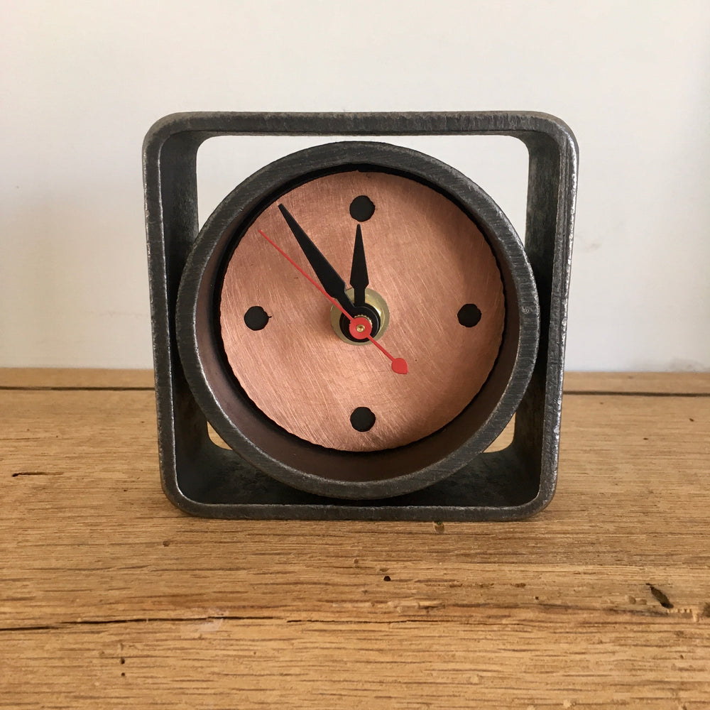 Wrought Iron Box Clock