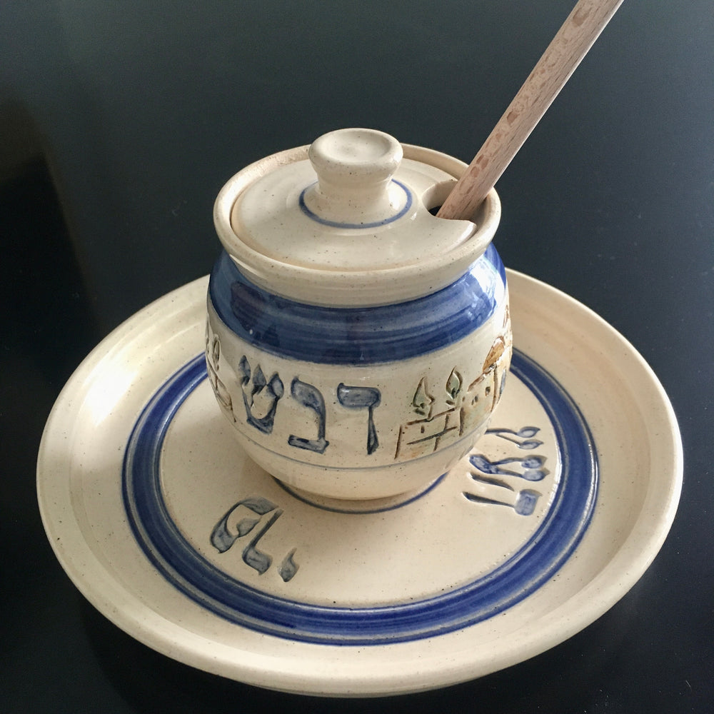 Ceramic Honey Pot Serving Set