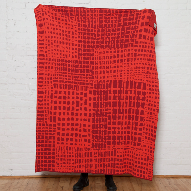 Recycled Materials Modernist Throws