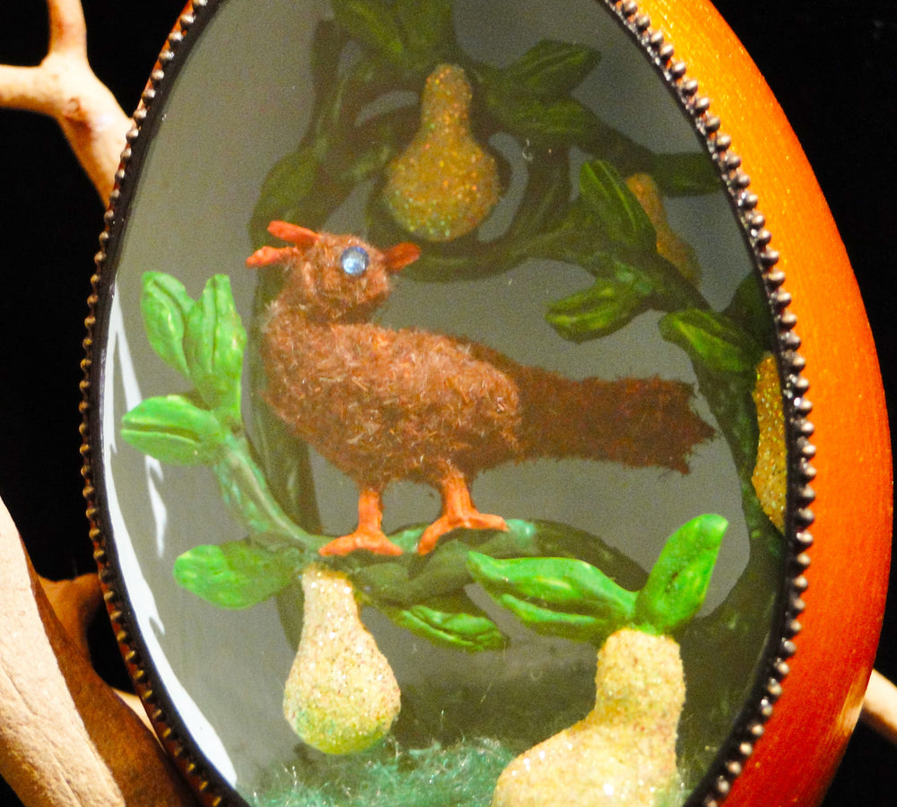 Partridge In A Pear Tree Goose Egg Ornament