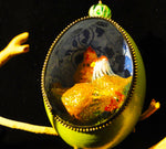 Three French Hens Duck Egg Ornament