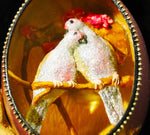 Two Turtle Doves Duck Egg Ornament