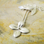 Cherry Blossom Sterling Silver Pendant Necklace