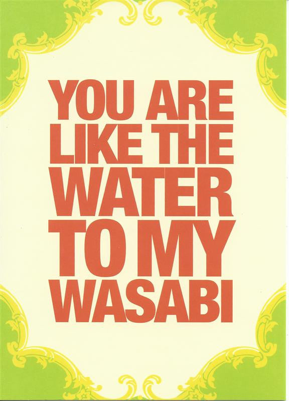 Wasabi Thank You Card