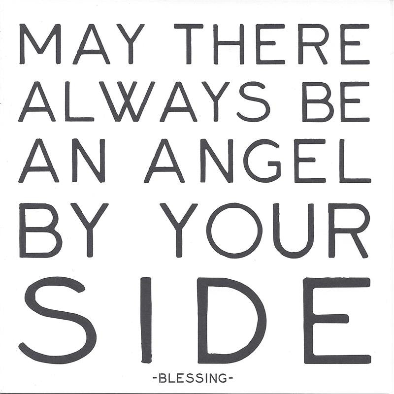 Blessing "May There Always Be An Angel By Your Side" Card