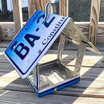 Upcycled License Plate Bird Feeders