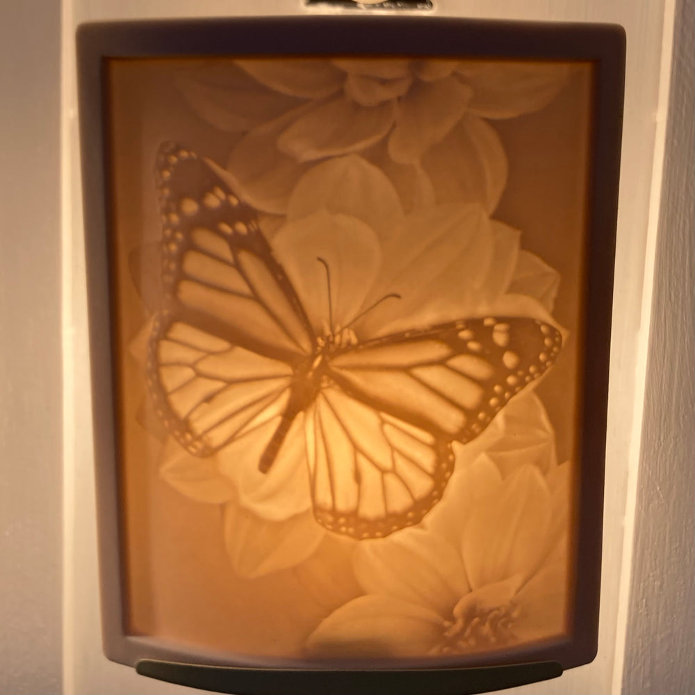 Butterfly Porcelain Night Light
