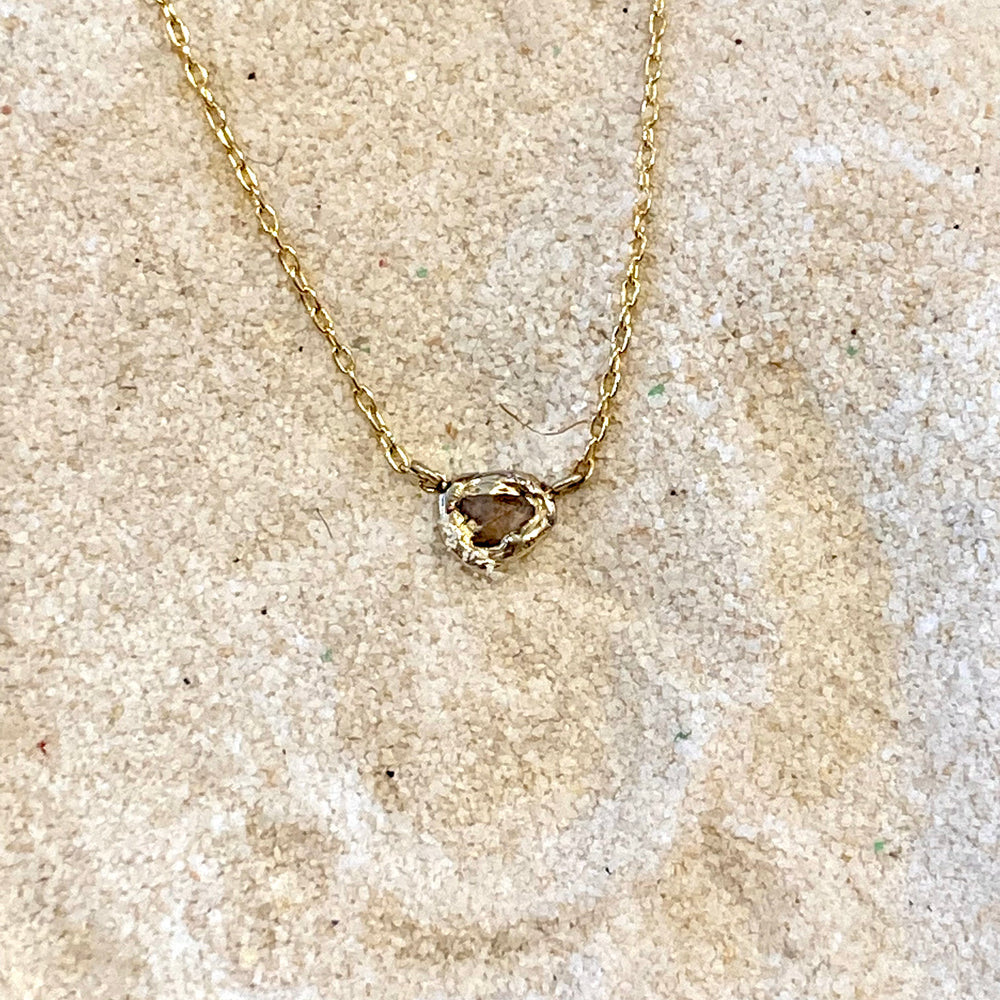 Star Bright 14K Gold and Diamond Necklace