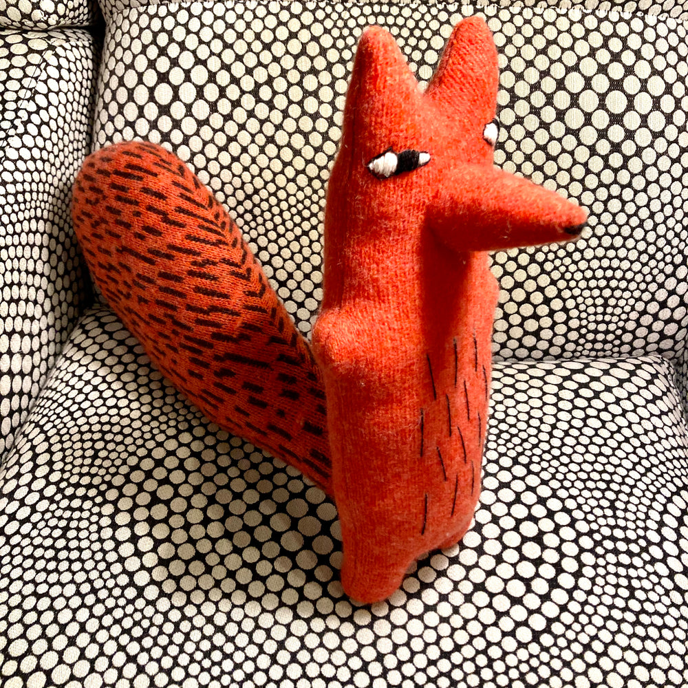 Lambswool Squirrel Fox from England