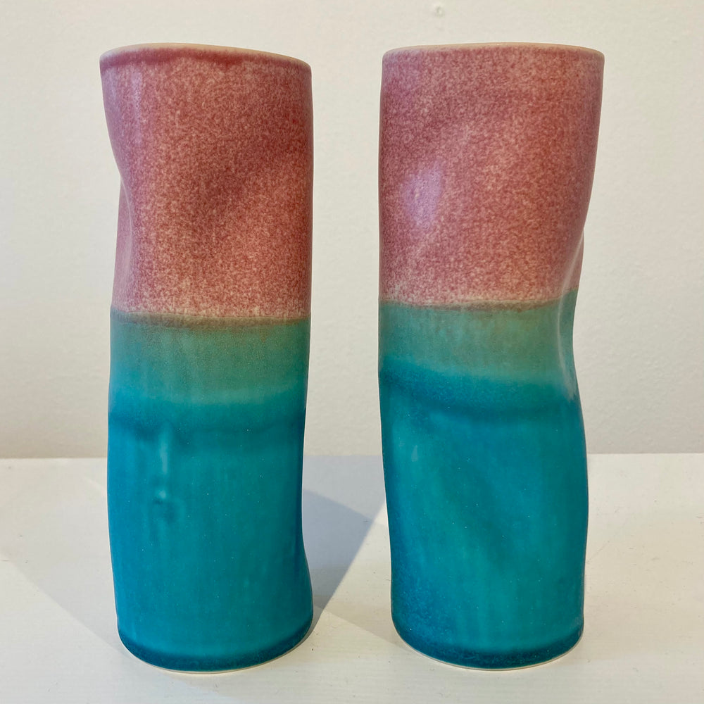 Slipcast Porcelain Vases from England