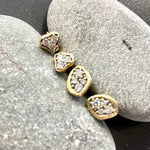 Winter Pond 18K Gold and Diamonds Post Earrings