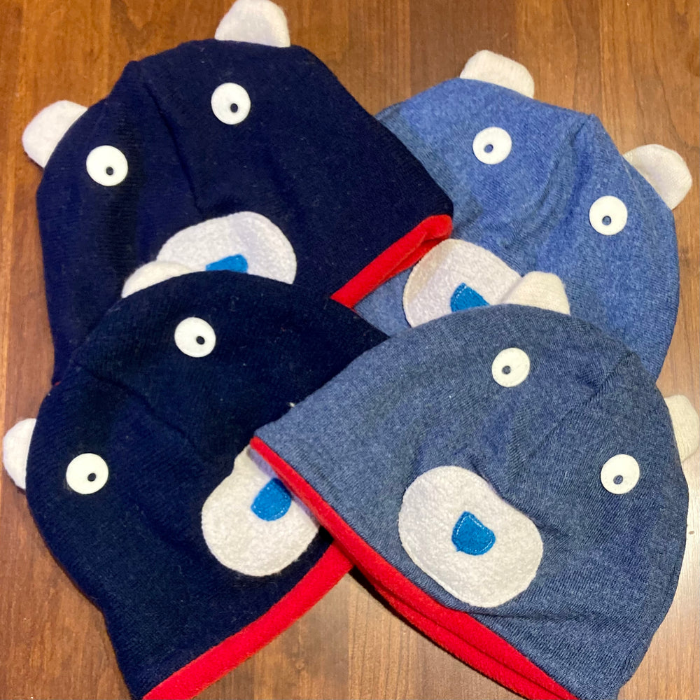 Upcycled Sweater Bear Hat