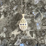 Wanderer Sapphires and Sterling Silver Drop Pendant Necklace